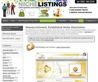 Nichelistings.org(Niche Listings) Screenshot