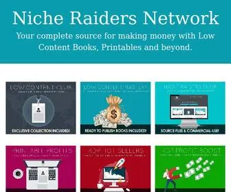 Nicheraiders.com(Six-Figure Side Hustles) Screenshot