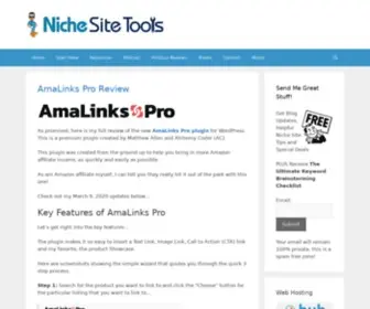 Nichesitetools.com(Achieve success online) Screenshot