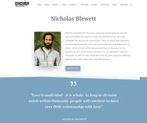 Nicholasblewett.com(WordPress) Screenshot