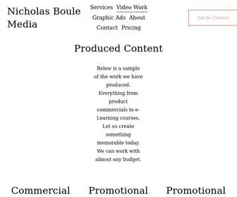 Nicholasboule.com(Content Creation & Video Editing) Screenshot