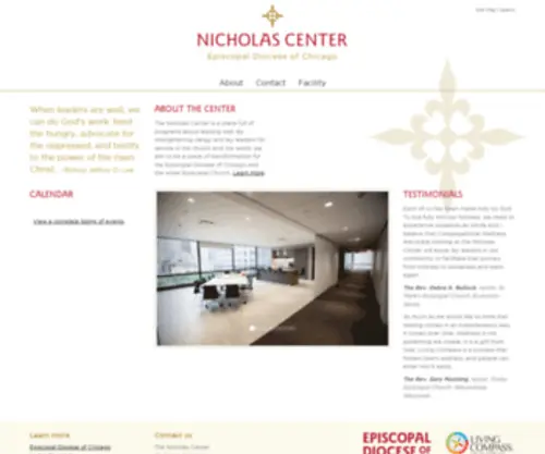 Nicholascenter.org(Nicholascenter) Screenshot