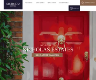 Nicholasestates.co.uk(Nicholas Estates) Screenshot