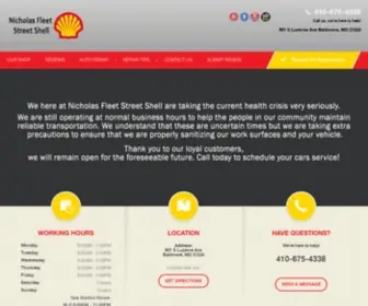 Nicholasfleetstreetshell.com(Auto Repair) Screenshot