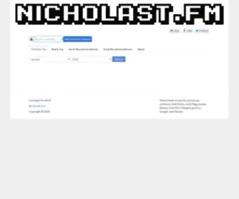 Nicholast.fm(Last.fm Stats) Screenshot