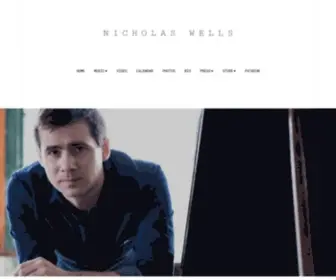 Nicholaswellsmusic.com(Nicholas Wells) Screenshot