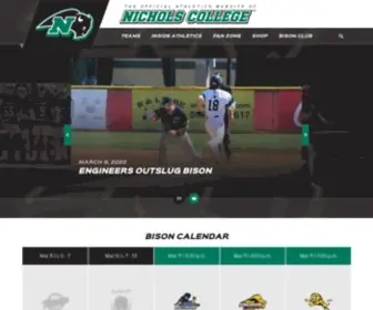 Nicholsathletics.com(Nichols College Athletics) Screenshot