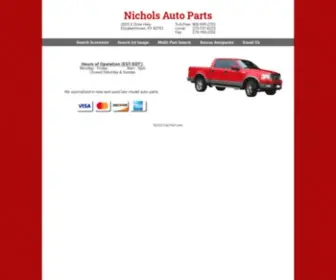 Nicholsautoparts.com(Nichols Auto Parts) Screenshot