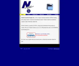 Nicholscontrols.com(Nichols Controls Supply) Screenshot