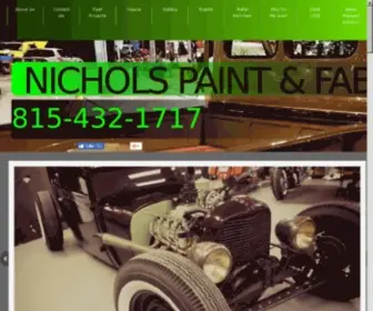 Nicholspaintandfab.com(Nichols paint and fab) Screenshot