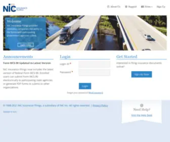 Nicinsurancefilings.com(Nicinsurancefilings) Screenshot
