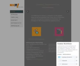 Nicit.de(Domain, Naming and Consulting) Screenshot