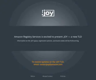 Nic.joy(Amazon Registry) Screenshot