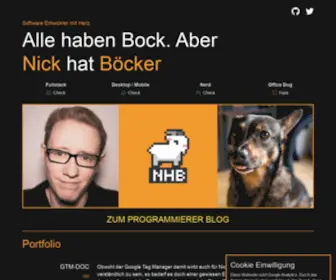 Nick-HAT-Boecker.de(Nick HAT Boecker) Screenshot