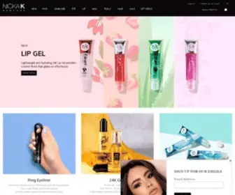 Nicka.com(Beauty Redefined) Screenshot