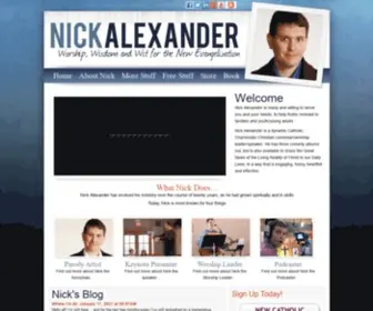 Nickalexander.com(Nick Alexander) Screenshot