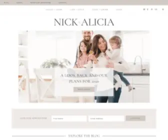 Nickandalicia.com(Timeless Design) Screenshot