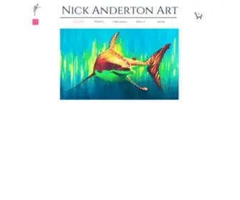 Nickandertonart.com(Artist) Screenshot