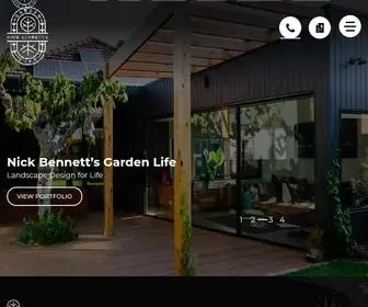 Nickbennettsgardenlife.com.au(Landscaping Melbourne) Screenshot