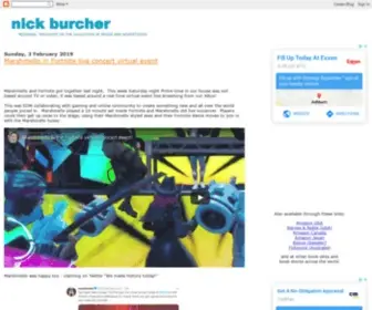 Nickburcher.com(Nick burcher) Screenshot