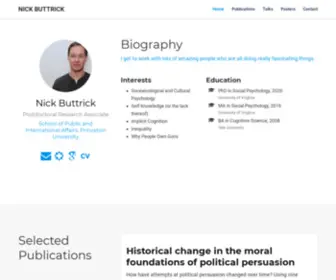 Nickbuttrick.com(Nick Buttrick) Screenshot