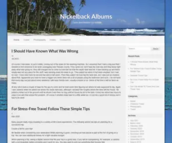 Nickelback-Albums.net(Nickelback albums) Screenshot