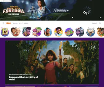 Nickelodeon.com(Nickelodeon Nederland & België) Screenshot