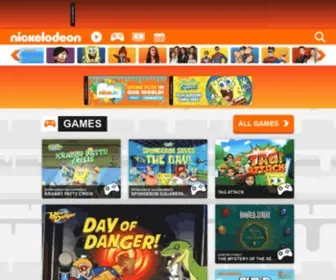 Nickelodeonafrica.com(Nickelodeon Nederland &amp; België) Screenshot