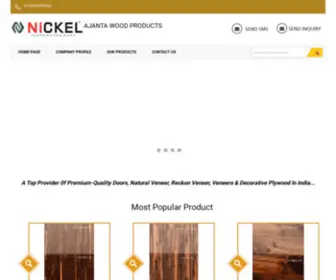 Nickelveneer.com(AJANTA WOOD PRODUCTS) Screenshot