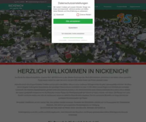 Nickenich.com(Nickenich am Laacher See) Screenshot