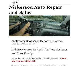 Nickersonauto.com(Family Owned and Operated) Screenshot