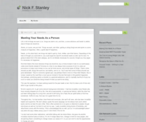 Nickfstanley.com(Nickfstanley) Screenshot