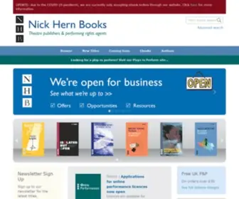 Nickhernbooks.co.uk(Nick Hern Books) Screenshot