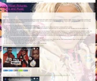 Nickiminajsource.com(// Your #1 Nicki Minaj Source // It's Barbie Bitch // Massive Attack) Screenshot