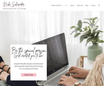 Nickischroeder.com(Showered In Grace) Screenshot