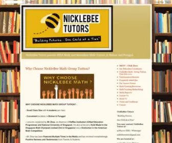 Nicklebeetutors.com(NickleBee Tutors) Screenshot