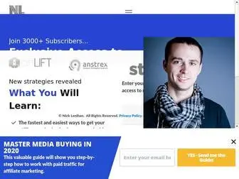 Nicklenihan.com(Affiliate Marketing Blog) Screenshot