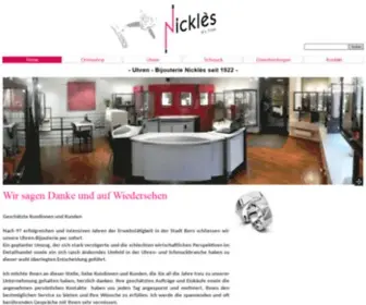 Nickles.ch(Web Server's Default Page) Screenshot