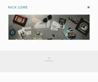 Nicklowe.net(Nick Lowe) Screenshot