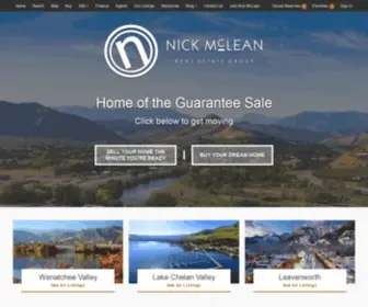 Nickmcleanrealestate.com(Washington State Real Estate) Screenshot