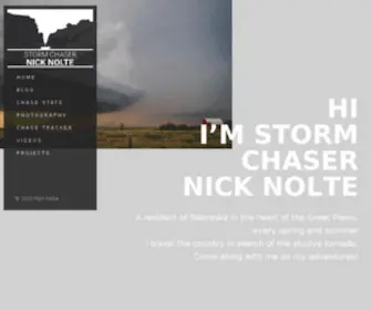 Nicknoltewx.com(Storm Chasing Blog) Screenshot
