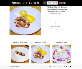 Nickoskitchen.net(Nicko's Kitchen) Screenshot