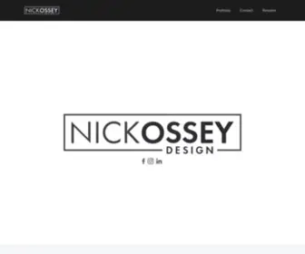 Nickosseydesign.com(Nick Ossey) Screenshot