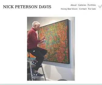 Nickpetersondavis.com(Oil Painter and impressionist Nick Peterson Davis) Screenshot