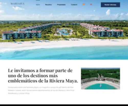 Nickpriceresidences.com.mx(Golf Condos in Playa del Carmen) Screenshot