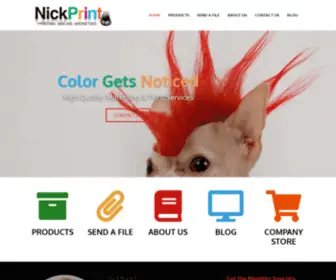 Nickprint.com(Home) Screenshot