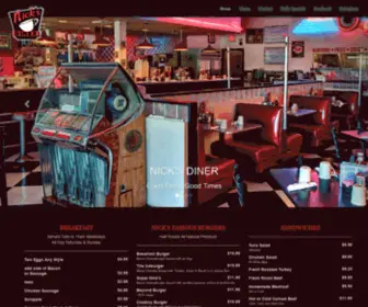 Nicks50Diner.com(Nick's Diner) Screenshot