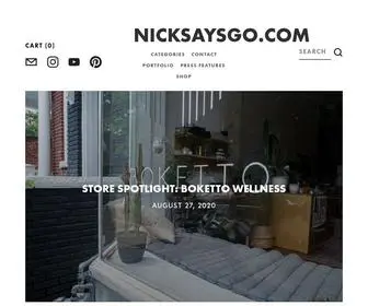 Nicksaysgo.com(Nicholas Bailey’s official website) Screenshot