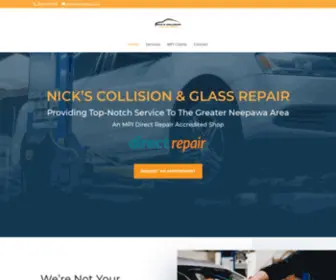 Nickscollision.ca(Nick's Collision & Glass Repair) Screenshot