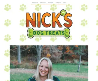 Nicksdogtreats.com(Nicks Dog Treats) Screenshot